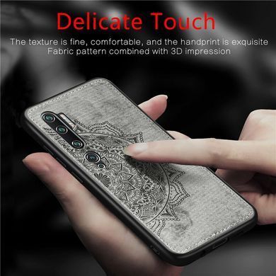 Защитный чехол Textile Decor для Xiaomi Mi Note 10 / Mi Note 10 Pro / Mi CC9 Pro Черный