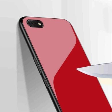 Защитный чехол Glass для Huawei Y5 Prime 2018 / Huawei Honor 7A Красный