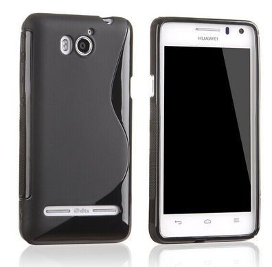 Чохол TPU S-line для Huawei Honor 2 U9508 (G600) Чорний
