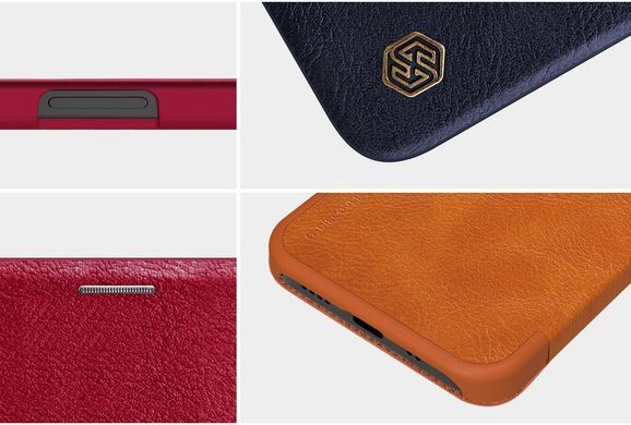 Чехол-книжка Nillkin Qin для iPhone 12 mini Коричневый