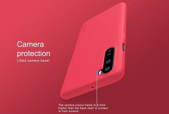 Захисний чохол Nillkin Frosted Shield для OnePlus Nord Червоний