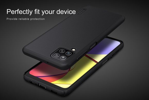 Защитный чехол Nillkin Frosted Shield для Samsung A125F Galaxy A12 / A127F Galaxy A12 Nacho / Galaxy A12s / Galaxy M12 Черный