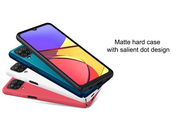 Защитный чехол Nillkin Frosted Shield для Samsung A125F Galaxy A12 / A127F Galaxy A12 Nacho / Galaxy A12s / Galaxy M12 Черный