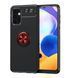 Защитный чехол Color Ring для Samsung A325F Galaxy A32 4G Черный / Красный
