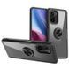 Защитный чехол Crystal Ring для Xiaomi Redmi K40 / K40 Pro / K40 Pro Plus / Poco F3 / Mi 11i Черный