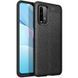 Защитный чехол Leather для Xiaomi Redmi Note 9 4G / Redmi 9 Power / Redmi 9T Черный