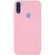 Защитный чехол Liquid Case Full Cover для Samsung A115F Galaxy A11 / Galaxy M11 Розовый