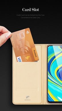 Чохол-книжка Dux Ducis для Xiaomi Redmi Note 9 Pro / Redmi Note 9S / Redmi Note 9 Pro Max Золотий