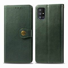 Чехол-книжка Polera Book для Samsung A715F Galaxy A71 2020 Зеленый