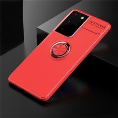 Защитный чехол Color Ring для Samsung Galaxy S21 Ultra Красный