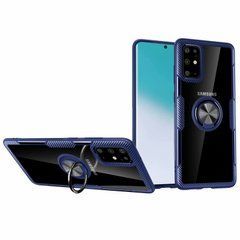 Защитный чехол Crystal Ring для Samsung A515F Galaxy A51 2020 Синий