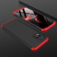 Защитный чехол GKK Full 360 для Realme 8 / 8 Pro Черный / Красный