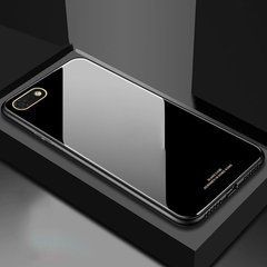 Защитный чехол Glass для Huawei Y5 Prime 2018 / Huawei Honor 7A Черный