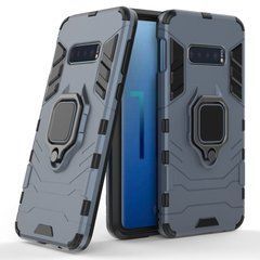 Защитный чехол Strong Guard Ring для Samsung G973F Galaxy S10 Navy