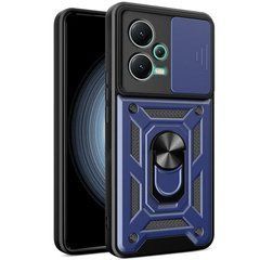 Защитный чехол Kvadrat Ring Lock для Xiaomi Poco X5 5G / Redmi Note 12 5G Темно-синий