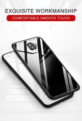 Защитный чехол Glass для Samsung J250 Galaxy J2 Pro 2018 Красный