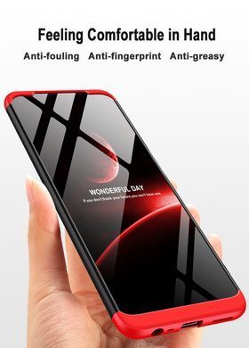 Защитный чехол GKK Full 360 для Realme 8 / 8 Pro Черный / Красный