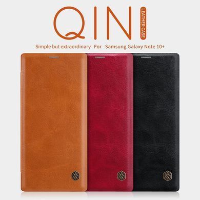 Чохол-книжка Nillkin Qin для Samsung N975F Galaxy Note 10 Plus Чорний