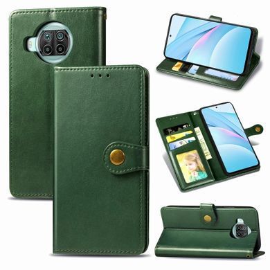 Чехол-книжка Polera Book для Xiaomi Mi 10T Lite / Redmi Note 9 Pro 5G Зеленый