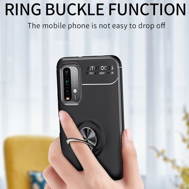 Защитный чехол Color Ring для Xiaomi Redmi Note 9 4G / Redmi 9 Power / Redmi 9T Черный