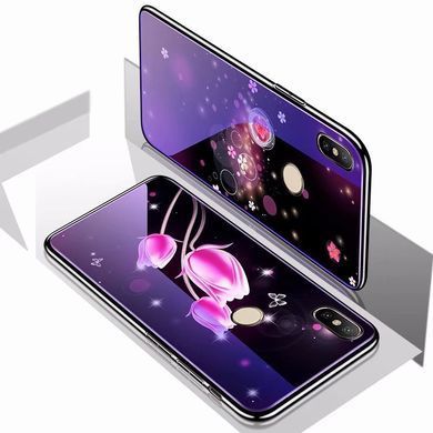 Защитный чехол Fantasy с глянцевыми торцами для Xiaomi Redmi 6 Pro / Mi A2 Lite (луна) Голубой