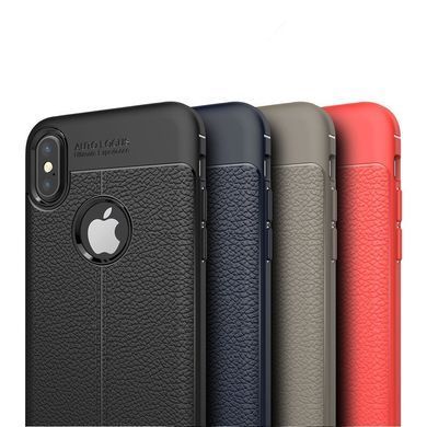 Захисний чохол Leather для iPhone 10 (X) / iPhone XS Синій