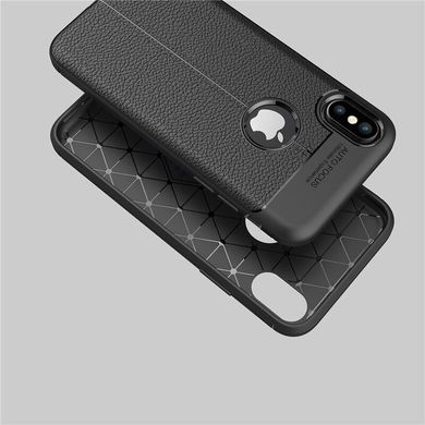 Захисний чохол Leather для iPhone 10 (X) / iPhone XS Синій
