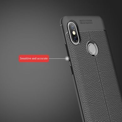 Защитный чехол Leather для Xiaomi Redmi S2 Черный