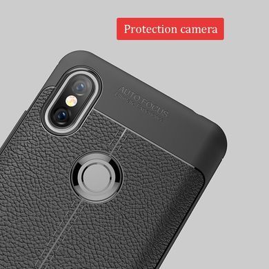 Защитный чехол Leather для Xiaomi Redmi S2 Черный