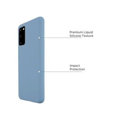 Захисний чохол Liquid Case Full Cover для Samsung G980F Galaxy S20 Чорний