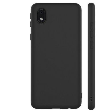Защитный чехол TPU Matte для Samsung A013F Galaxy A01 Core / M013F Galaxy M01 Core Черный