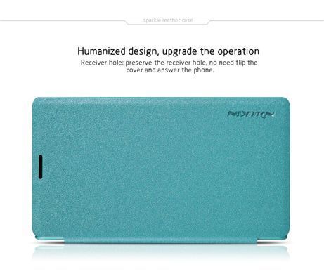 Чохол-книжка Nillkin Sparkle для Microsoft Lumia 435 Бірюзовий