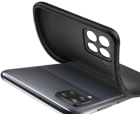 Чохол TPU Matte Full Camera для Samsung A125F Galaxy A12 / A127F Galaxy A12 Nacho / Galaxy A12s / Galaxy M12 Чорний