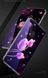 Захисний чохол Fantasy з глянцевими торцями для Xiaomi Mi8 Lite (квіти) Малиновий