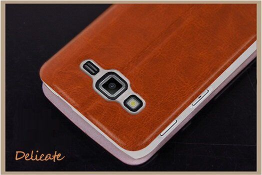 Чехол-книжка MOFI для Samsung I8580 Galaxy Core Advance Коричневый