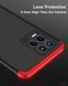 Защитный чехол GKK Full 360 для Realme 8 / 8 Pro Черный / Красный