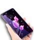 Захисний чохол Fantasy з глянцевими торцями для Xiaomi Mi8 Lite (квіти) Малиновий