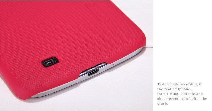 Захисний чохол Nillkin Frosted Shield для Samsung i9200 Galaxy Mega 6.3 Червоний