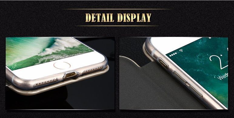 Чохол-книжка Protective для iPhone 7 Plus / iPhone 8 Plus Золотий
