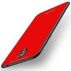 Защитный чехол Glass для Samsung J250 Galaxy J2 Pro 2018 Красный