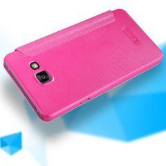 Чохол-книжка Nillkin Sparkle для Samsung A710F Galaxy A7 (2016) Рожевий