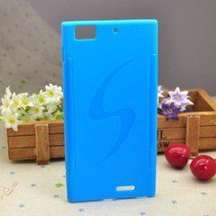 Чехол TPU S-line для Lenovo K900 Light Blue