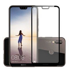Захисне скло Full Glue для Huawei P20 Lite Чорний