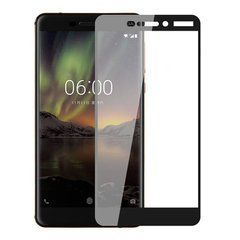 Захисне скло Full Glue для Nokia 6.1 2018 Чорний