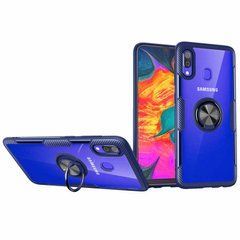 Защитный чехол Crystal Ring для Samsung A205F Galaxy A20 / A305F Galaxy A30 2019 Темно-синий
