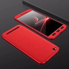 Защитный чехол GKK Full 360 для Xiaomi Redmi 5A Красный
