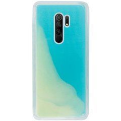 Захисний чохол Neon с песком для Xiaomi Redmi 9 Блакитний