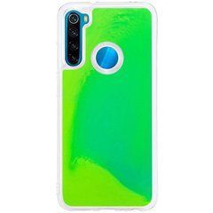Захисний чохол Neon с песком для Xiaomi Redmi Note 8 / Note 8 2021 Зелений