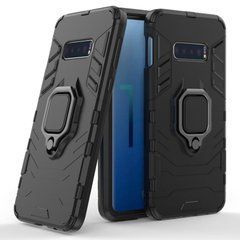 Защитный чехол Strong Guard Ring для Samsung G973F Galaxy S10 Черный
