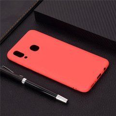 Защитный чехол TPU Matte для Samsung A205F Galaxy A20 / A305F Galaxy A30 2019 Красный